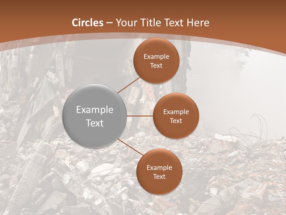 Destroyed Building PowerPoint Template