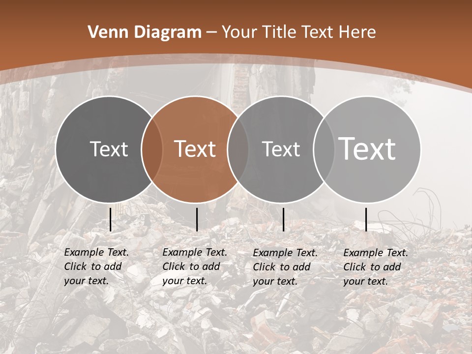 Destroyed Building PowerPoint Template