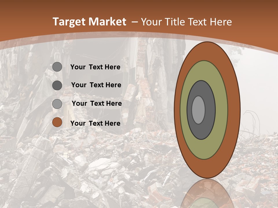 Destroyed Building PowerPoint Template
