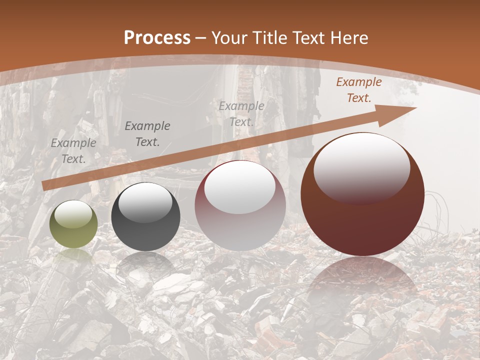 Destroyed Building PowerPoint Template