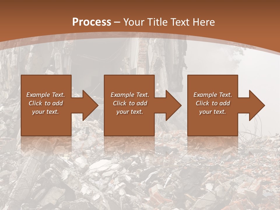 Destroyed Building PowerPoint Template