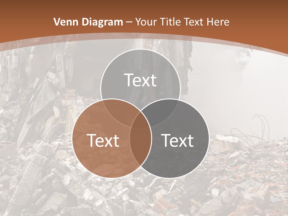 Destroyed Building PowerPoint Template