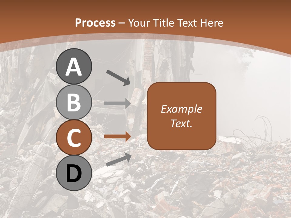 Destroyed Building PowerPoint Template