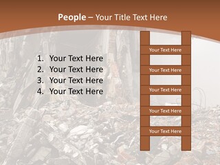 Destroyed Building PowerPoint Template