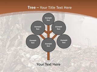 Destroyed Building PowerPoint Template