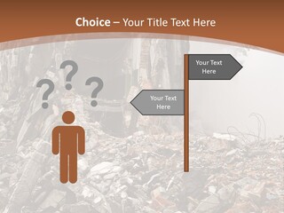 Destroyed Building PowerPoint Template