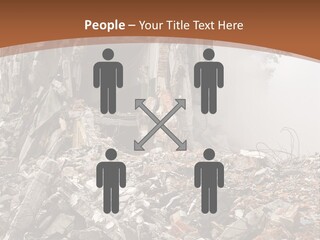 Destroyed Building PowerPoint Template
