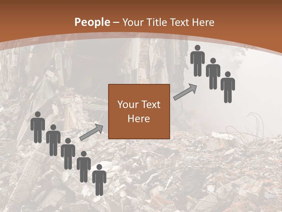 Destroyed Building PowerPoint Template