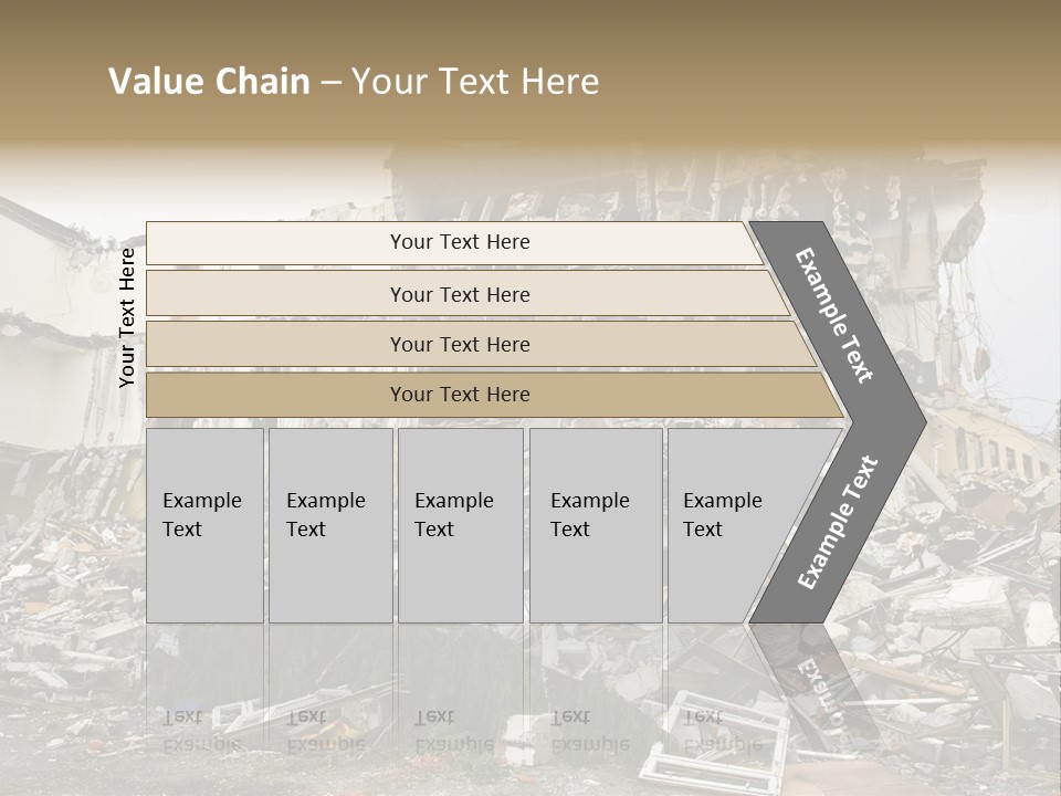 Destroyed Building PowerPoint Template