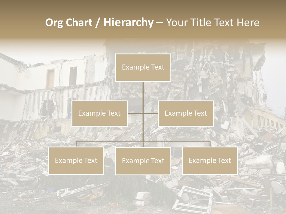 Destroyed Building PowerPoint Template
