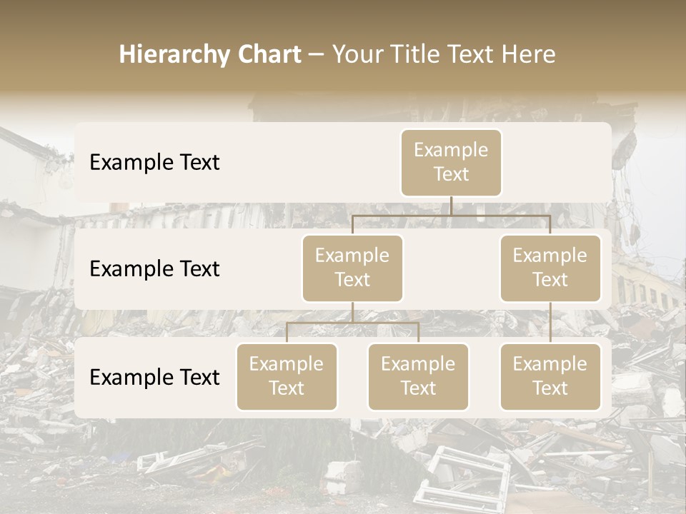 Destroyed Building PowerPoint Template