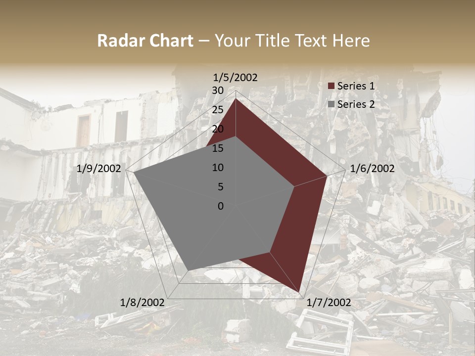 Destroyed Building PowerPoint Template