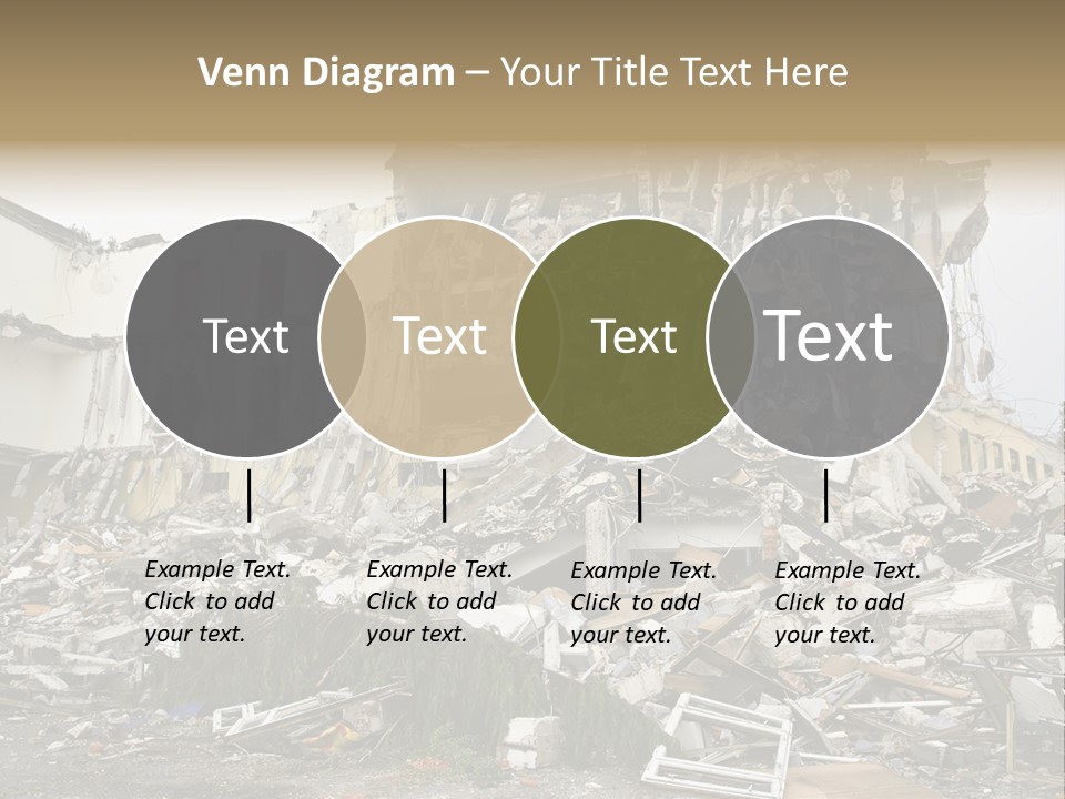 Destroyed Building PowerPoint Template