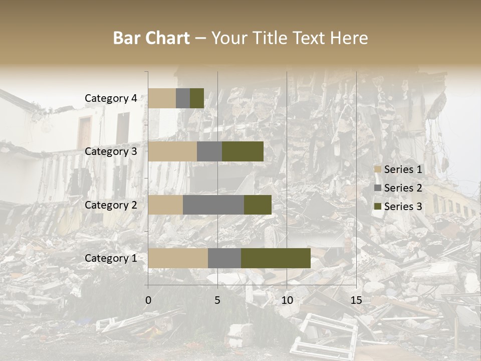 Destroyed Building PowerPoint Template