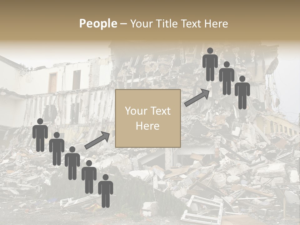 Destroyed Building PowerPoint Template