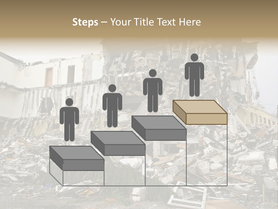 Destroyed Building PowerPoint Template