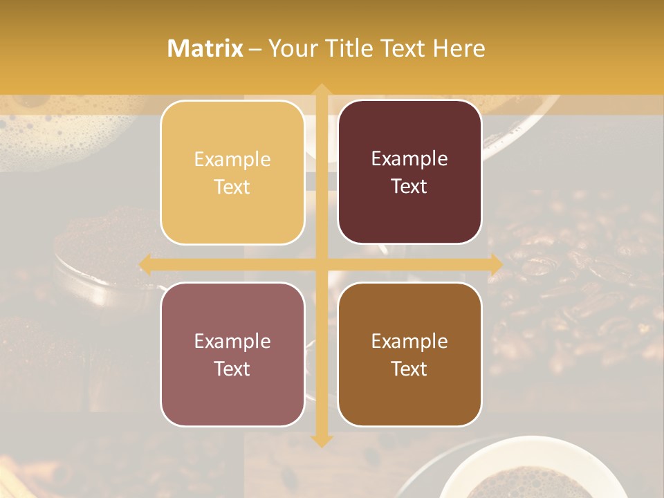 Coffee Collage PowerPoint Template