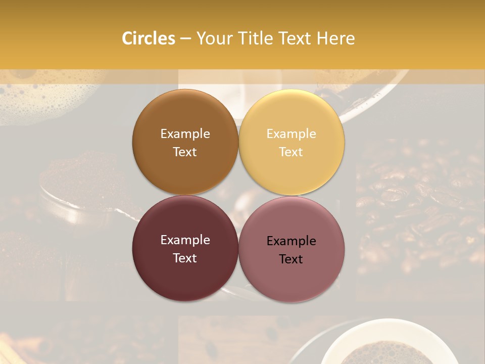 Coffee Collage PowerPoint Template