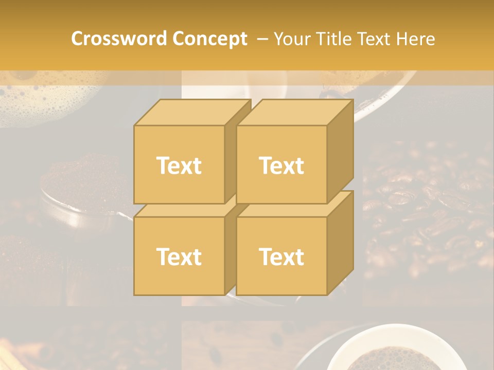 Coffee Collage PowerPoint Template