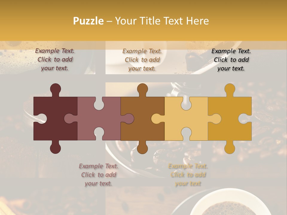 Coffee Collage PowerPoint Template