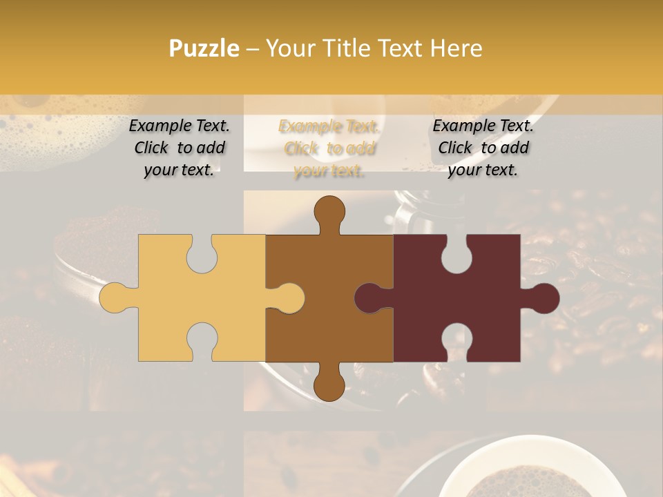 Coffee Collage PowerPoint Template