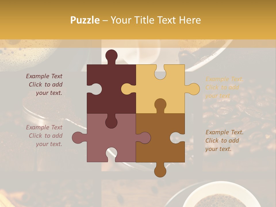 Coffee Collage PowerPoint Template