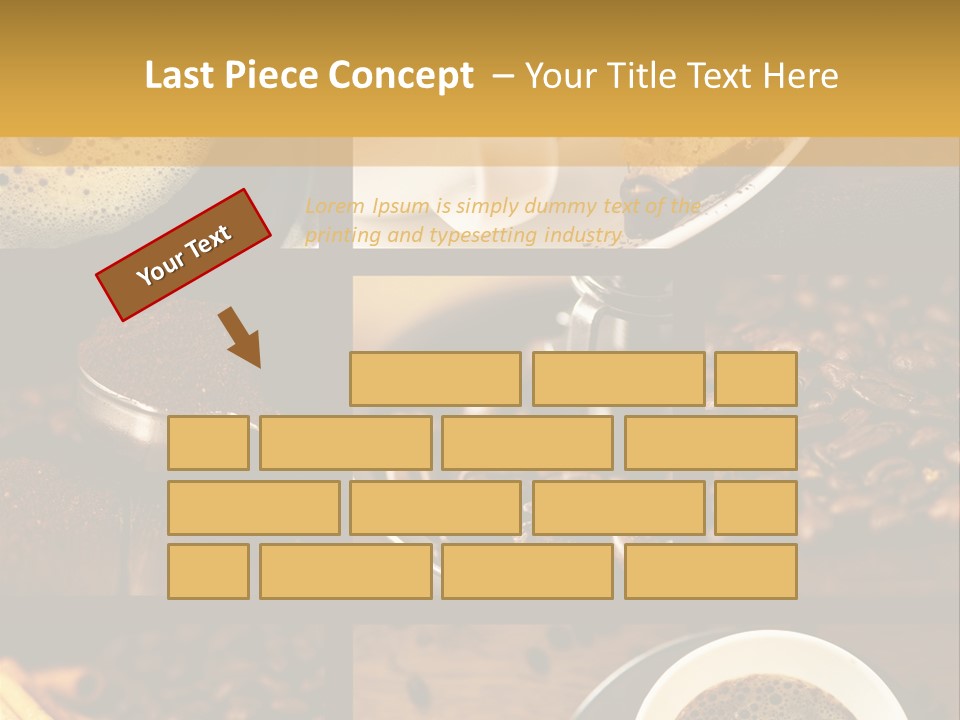 Coffee Collage PowerPoint Template