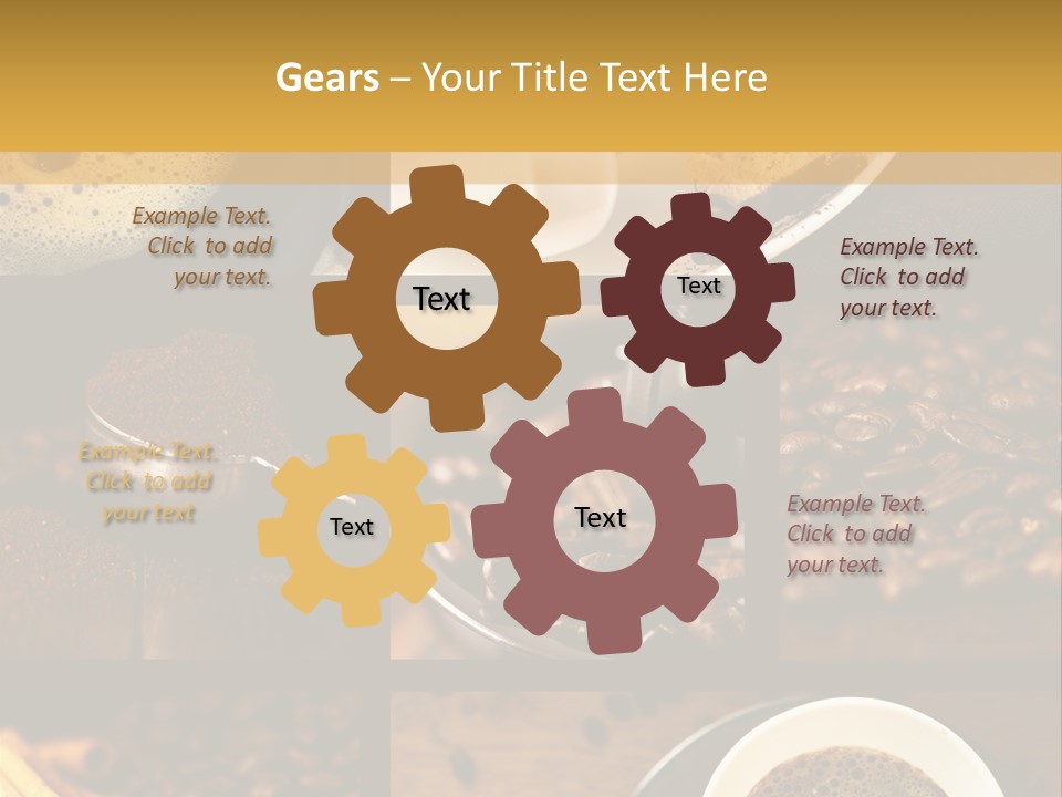 Coffee Collage PowerPoint Template