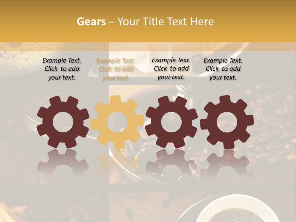 Coffee Collage PowerPoint Template