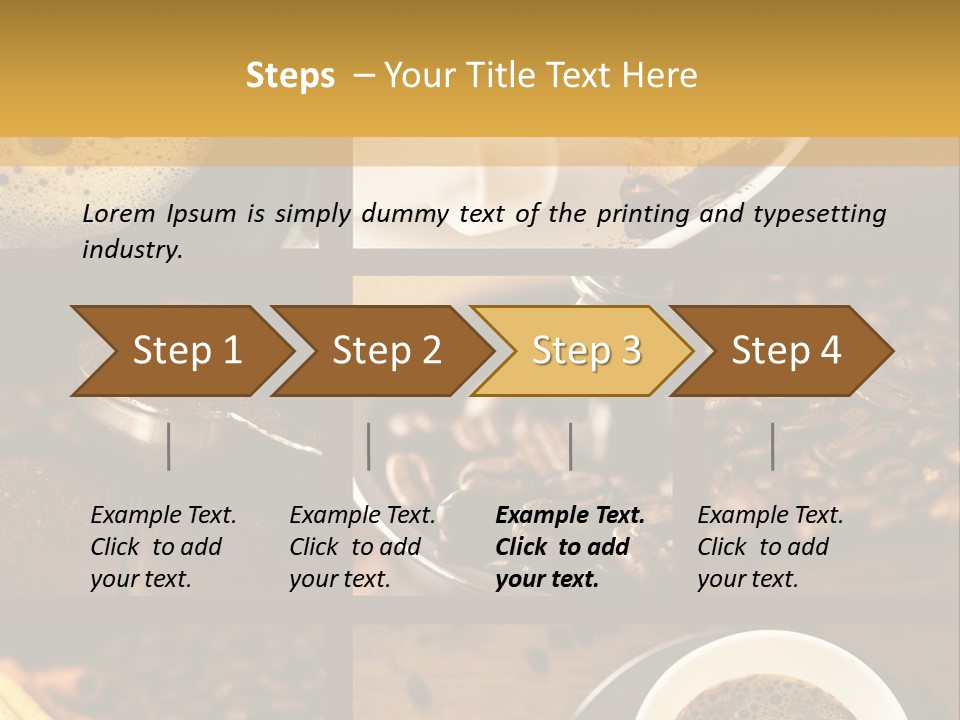 Coffee Collage PowerPoint Template