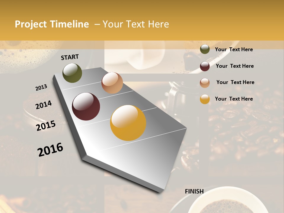 Coffee Collage PowerPoint Template