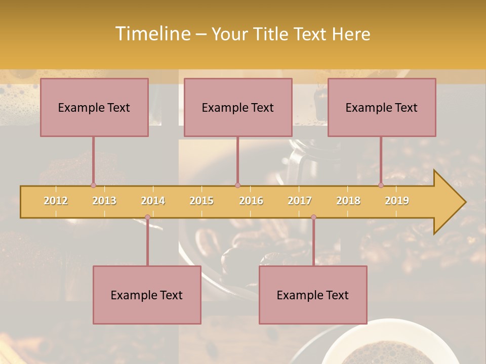 Coffee Collage PowerPoint Template