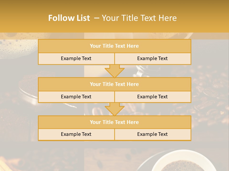 Coffee Collage PowerPoint Template