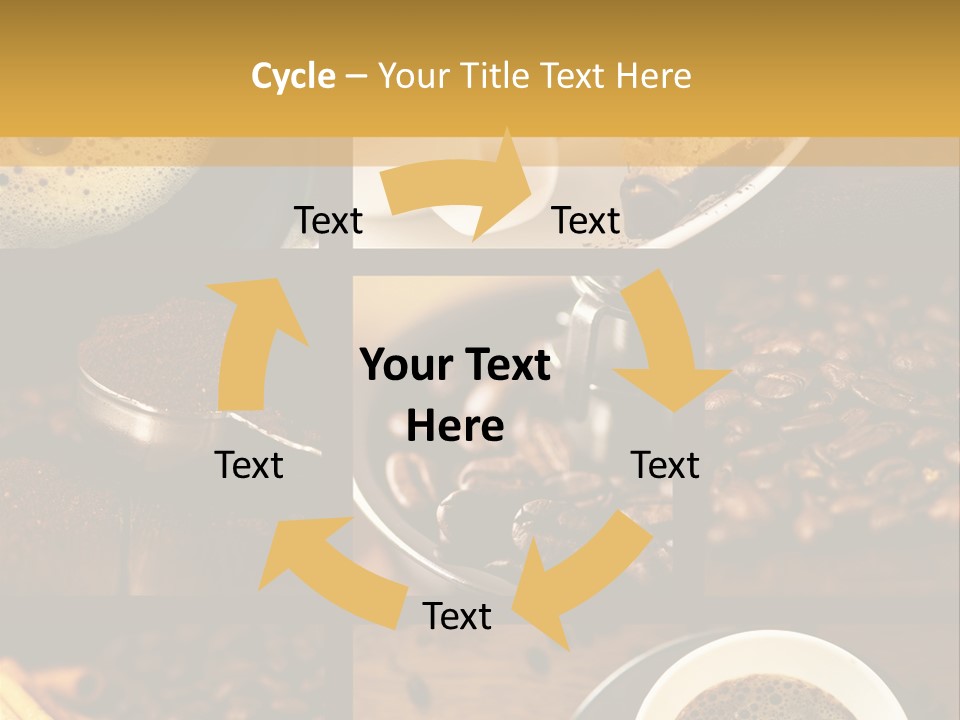Coffee Collage PowerPoint Template