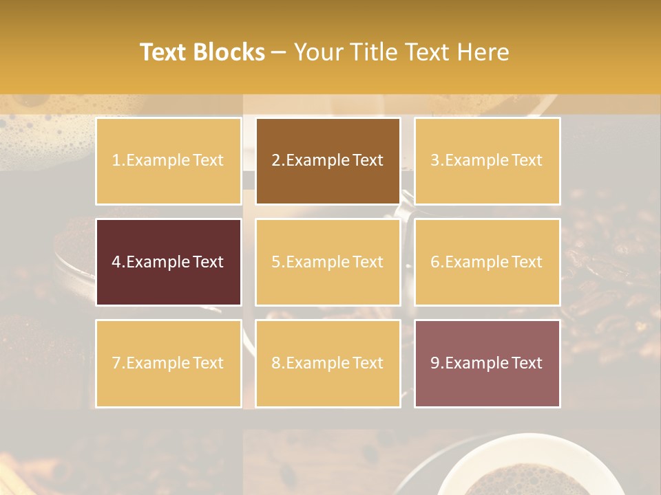 Coffee Collage PowerPoint Template