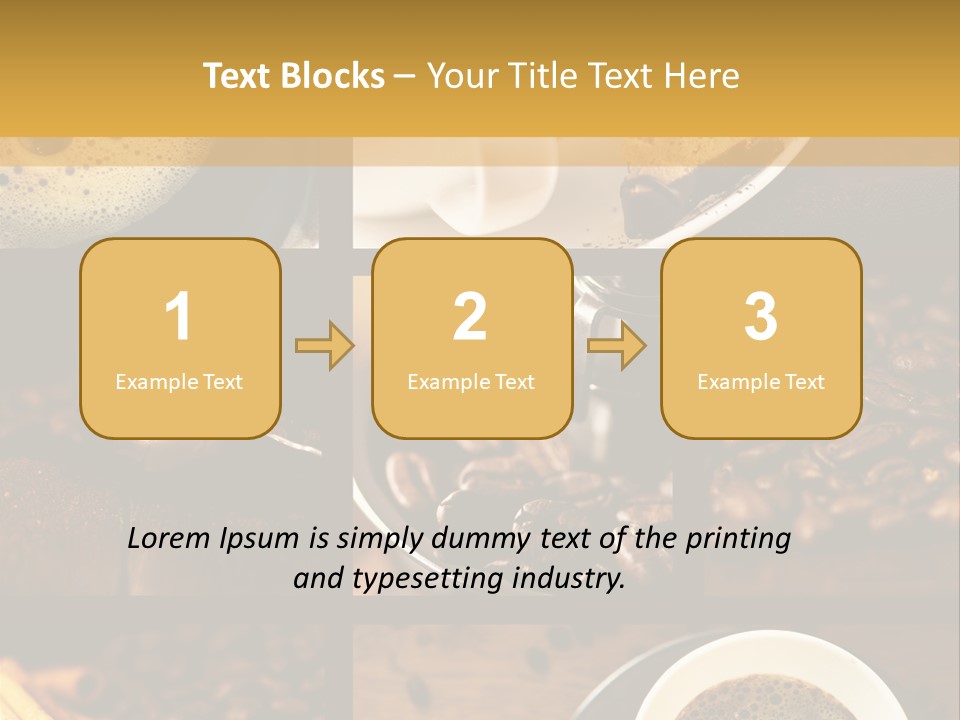 Coffee Collage PowerPoint Template