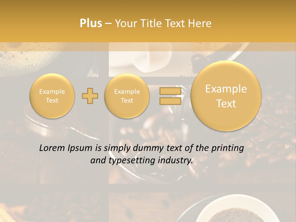 Coffee Collage PowerPoint Template