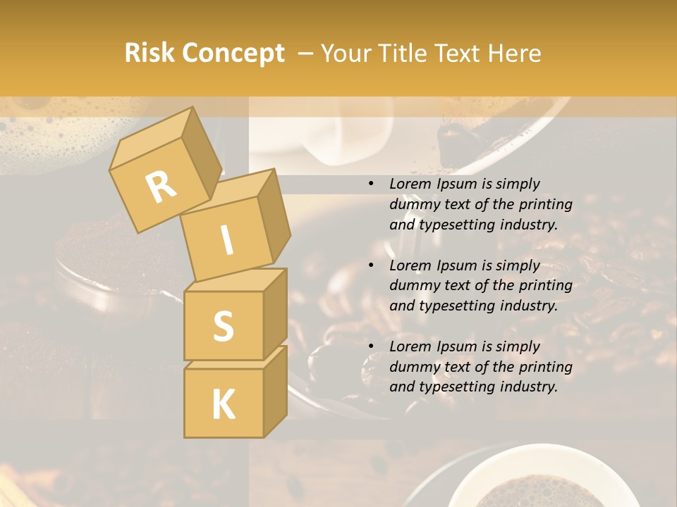 Coffee Collage PowerPoint Template