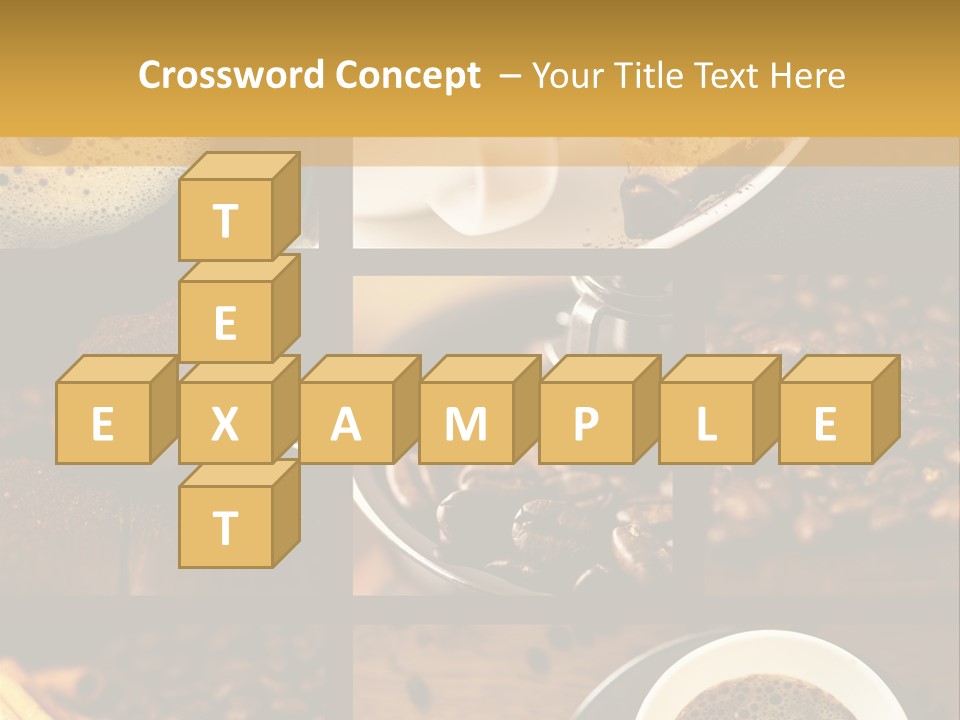 Coffee Collage PowerPoint Template