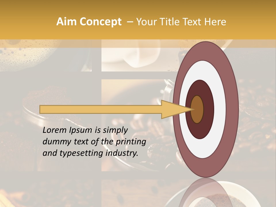 Coffee Collage PowerPoint Template