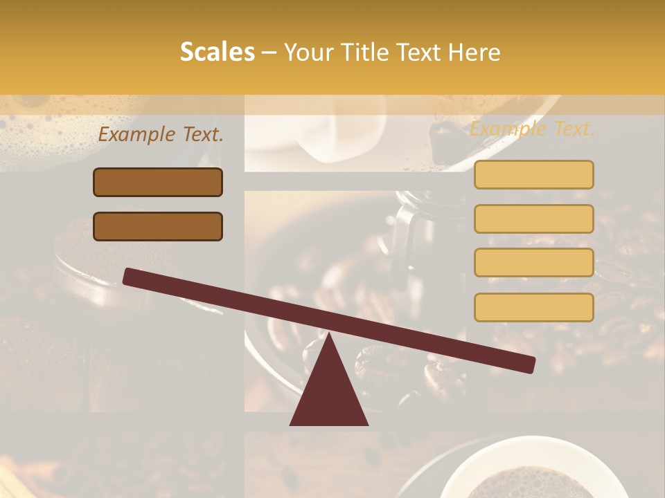 Coffee Collage PowerPoint Template