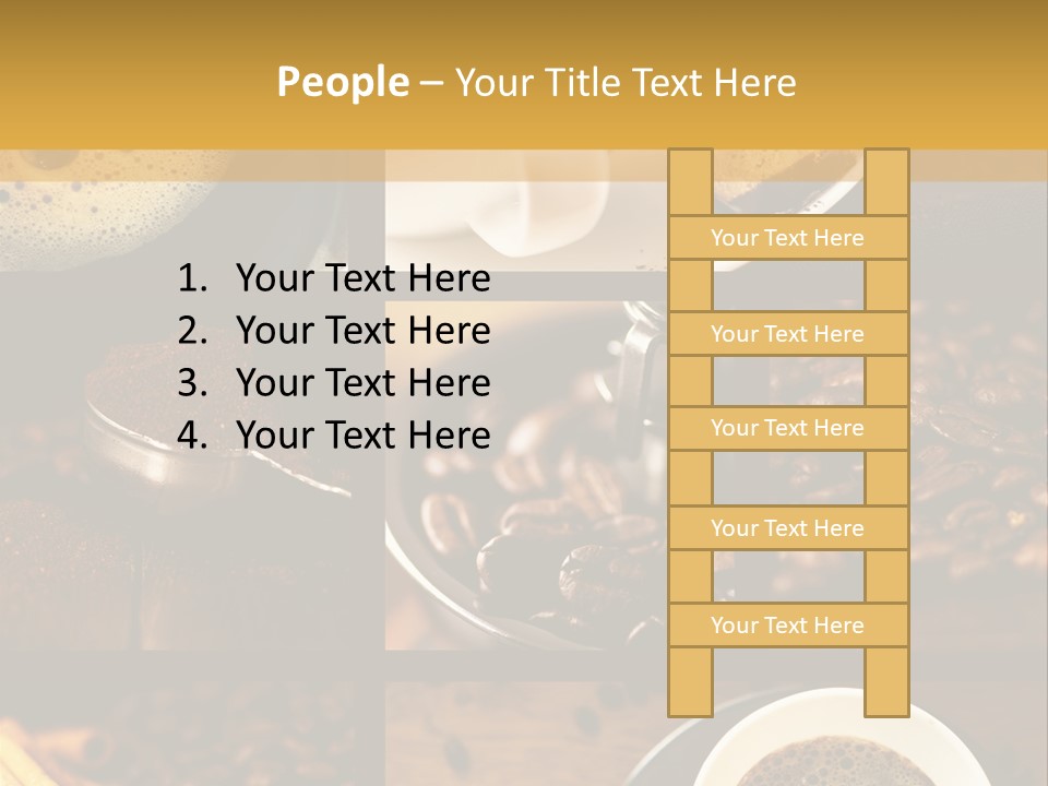 Coffee Collage PowerPoint Template