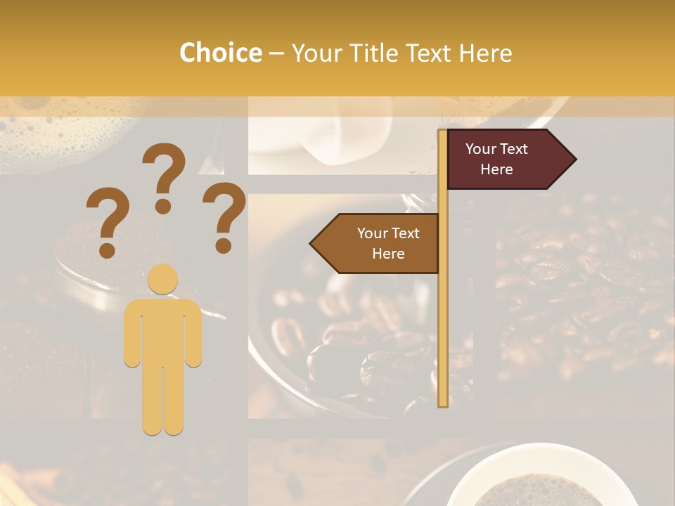 Coffee Collage PowerPoint Template