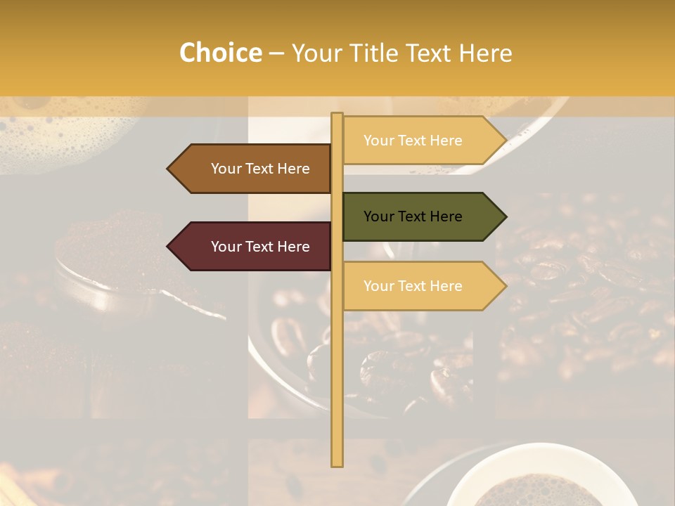 Coffee Collage PowerPoint Template