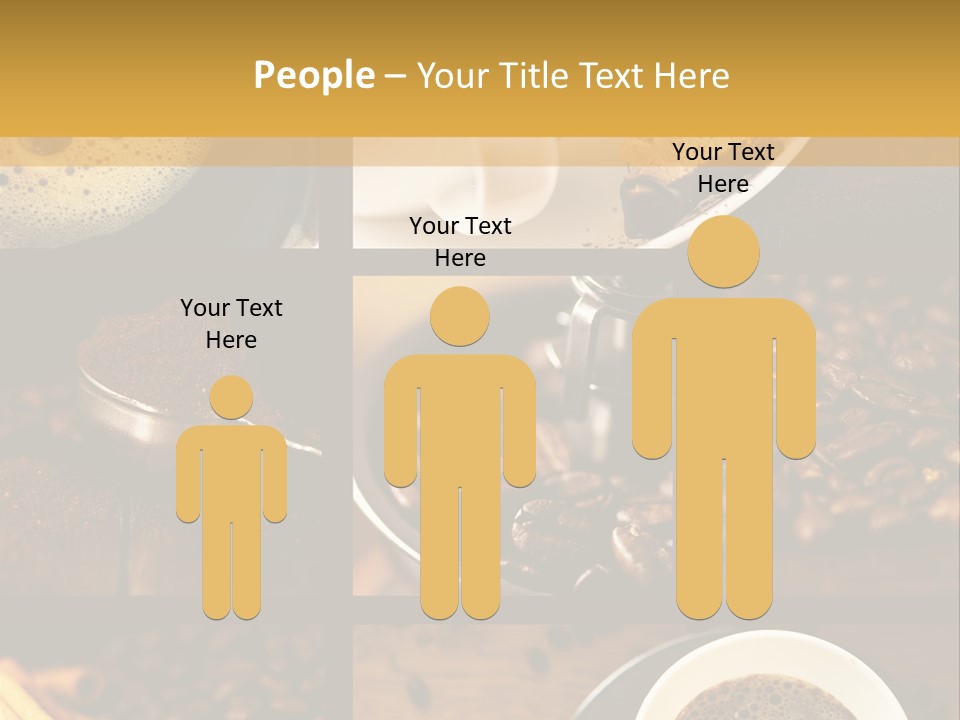 Coffee Collage PowerPoint Template