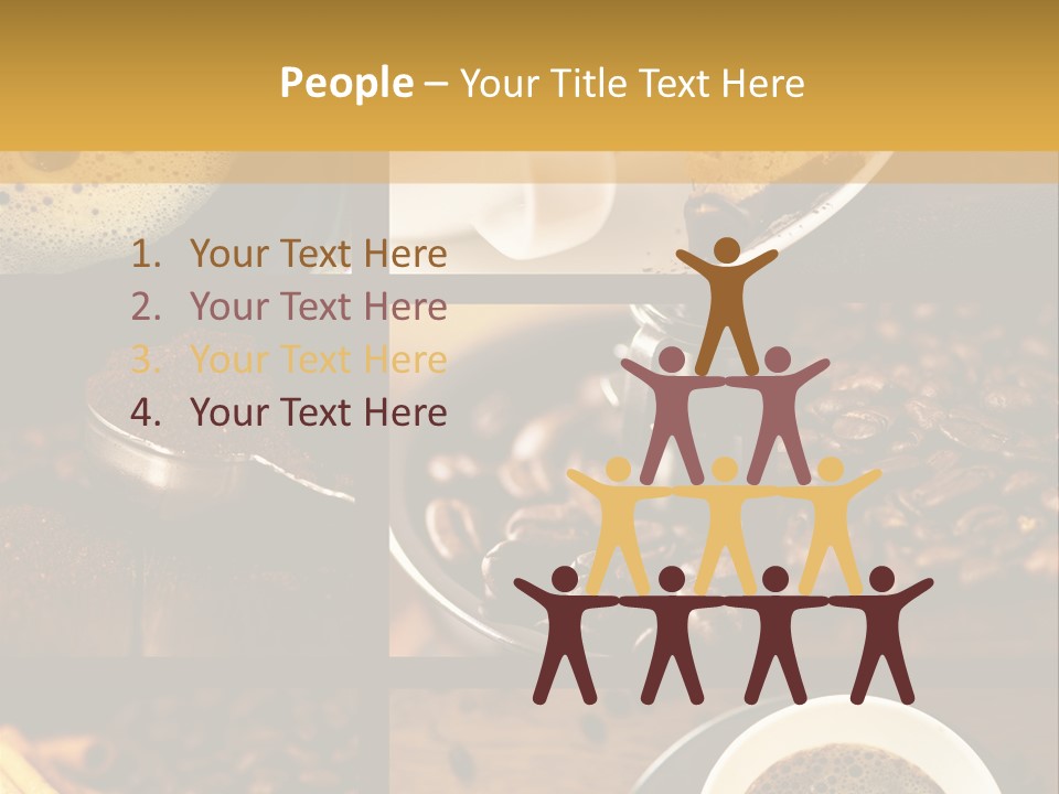 Coffee Collage PowerPoint Template