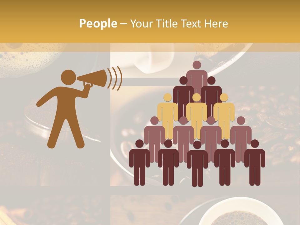 Coffee Collage PowerPoint Template