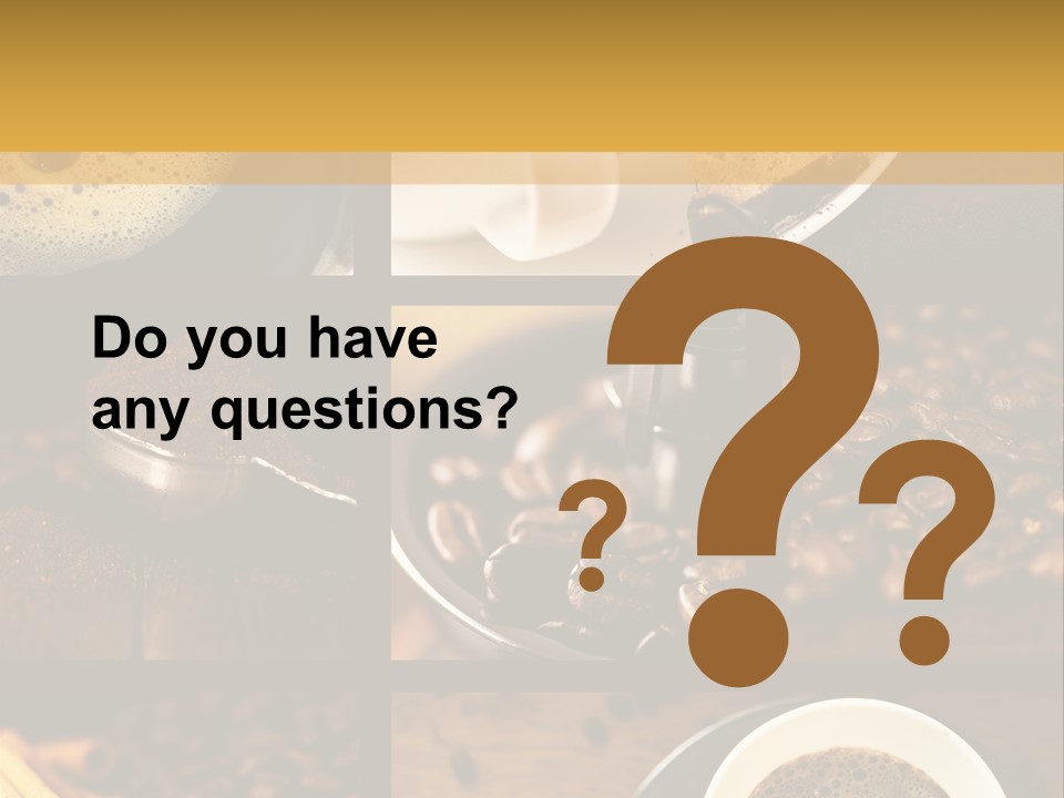 Coffee Collage PowerPoint Template