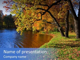 Autumn Lakes PowerPoint Template