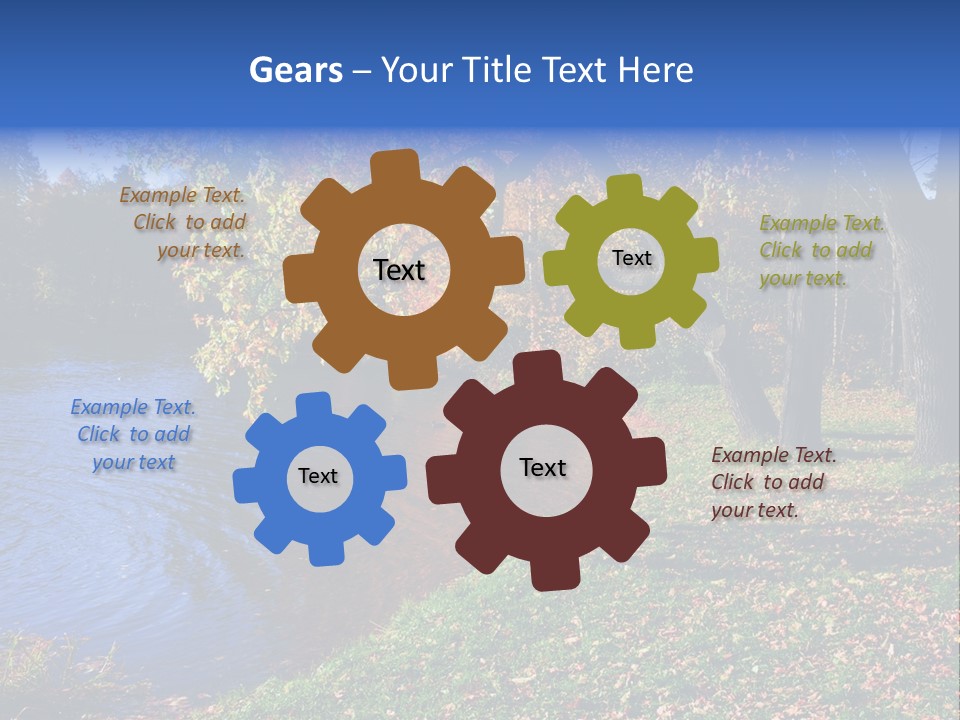 Autumn Lakes PowerPoint Template